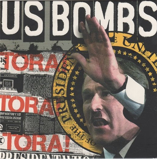 U.S. Bombs "Tora! Tora! Tora!" 7" (YELLOW Vinyl)