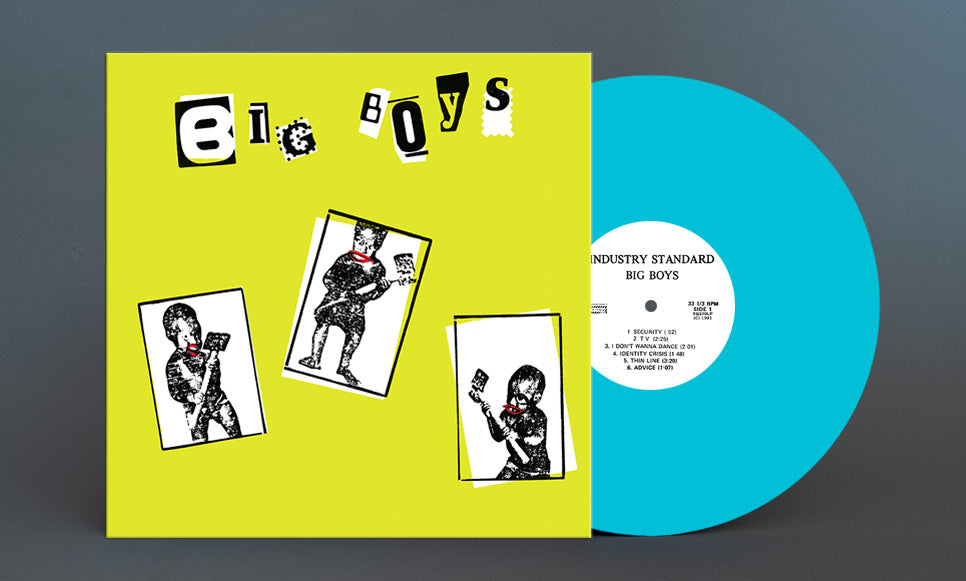 Big Boys "Where's My Towel / Industry Standard" LP (BLUE Vinyl)