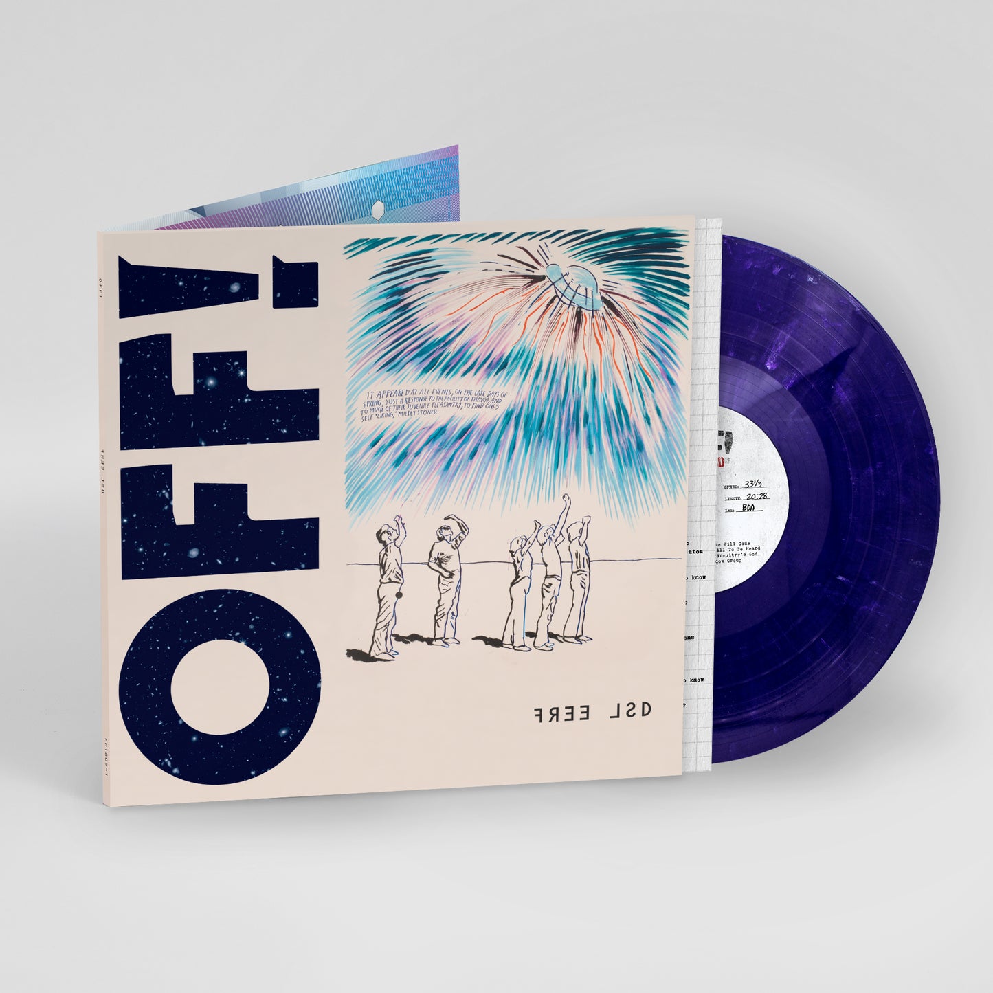 OFF! "Free LSD" LP (Indie Store PURPLE)