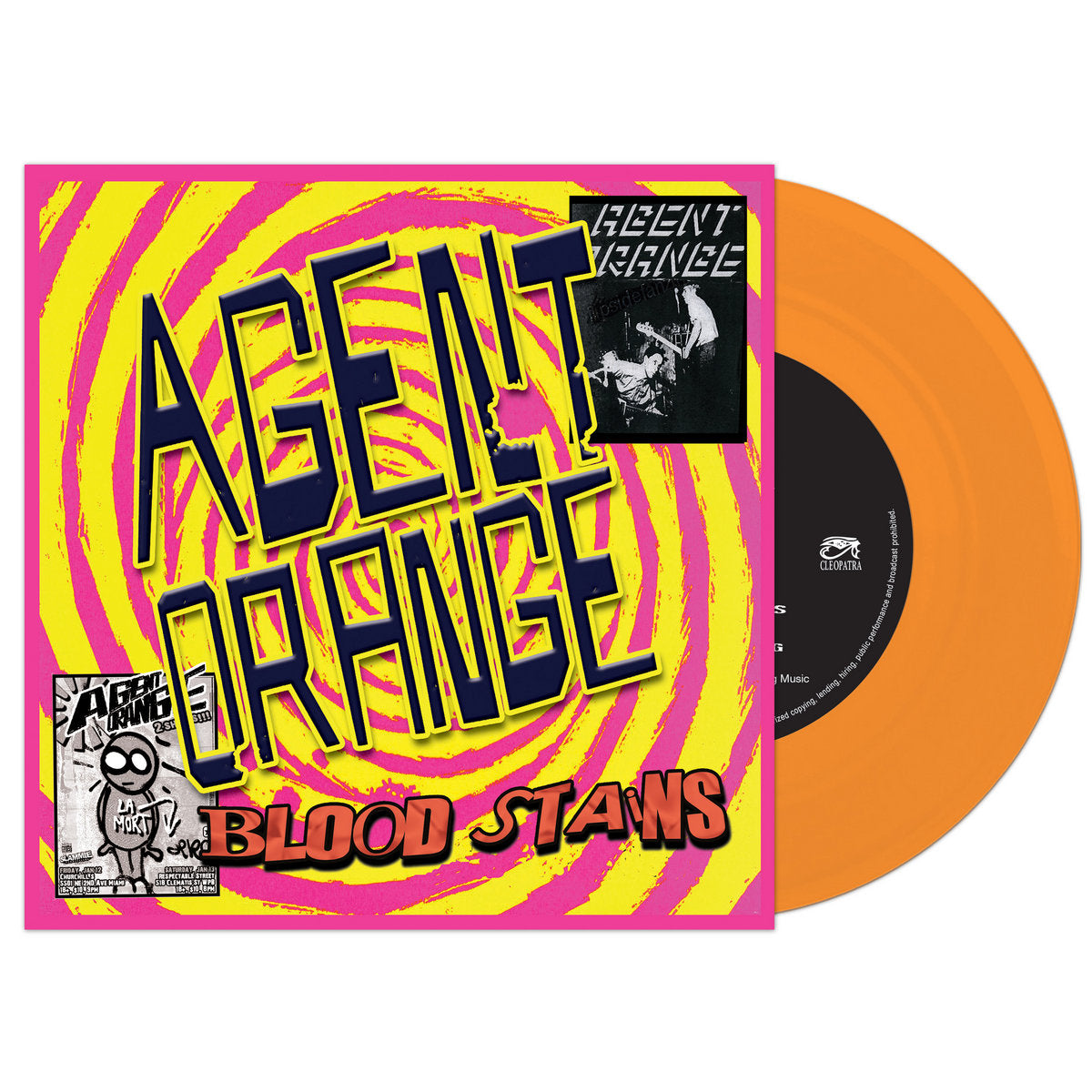 Agent Orange "Bloodstains" 7" (ORANGE Vinyl)