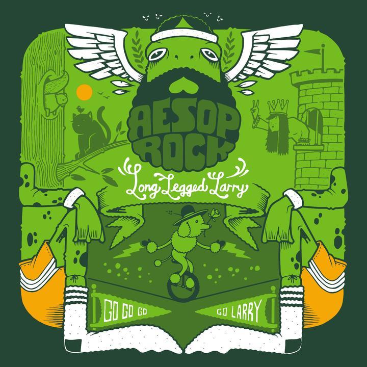 Aesop Rock "Long Legged Larry" 7" (GREEN Vinyl)