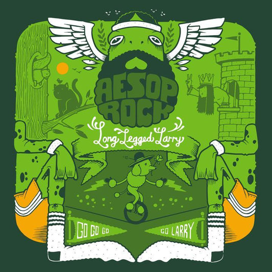Aesop Rock "Long Legged Larry" 7" (GREEN Vinyl)
