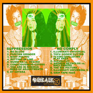 Suppression / No Comply "s/t" 10" (COLOR Vinyl)
