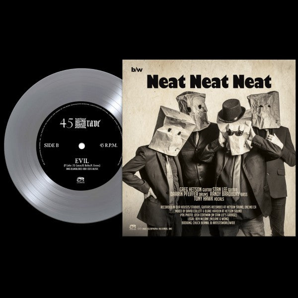 Tony Hawk & Punk Rock Karaoke "In The City" 7" (SILVER Vinyl)