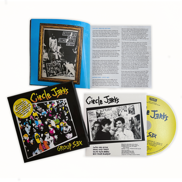 Circle Jerks "Group Sex (40th Anniversary)" Deluxe CD
