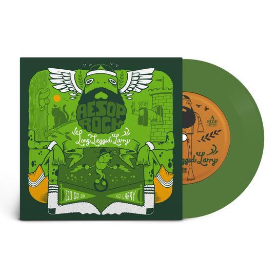 Aesop Rock "Long Legged Larry" 7" (GREEN Vinyl)