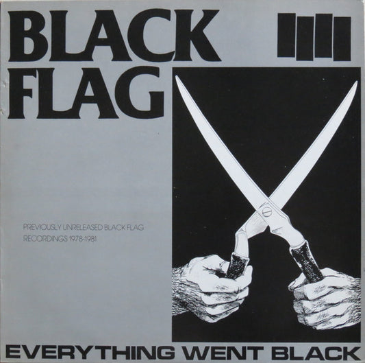 Black Flag "Everything Went Black" 2XLP