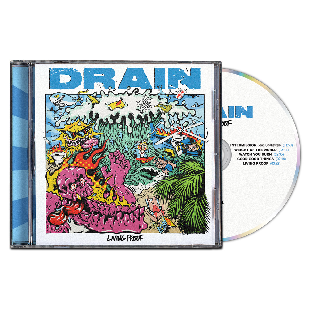 Drain "Living Proof" CD