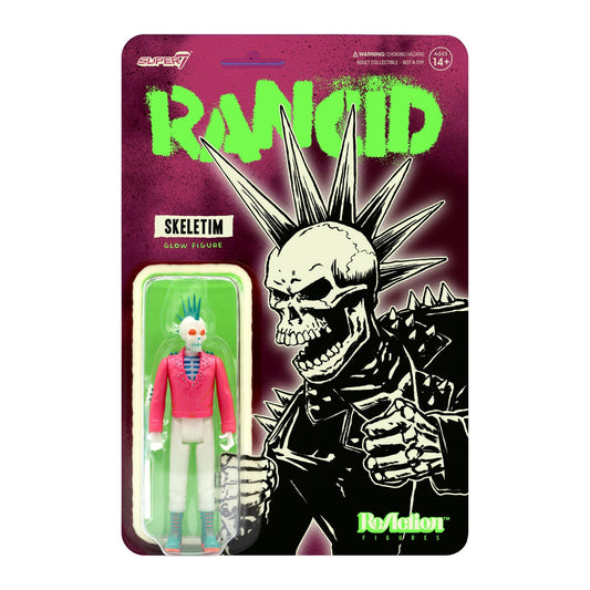 Rancid ReAction Figure - "Skeletim (Glow In The Dark)"