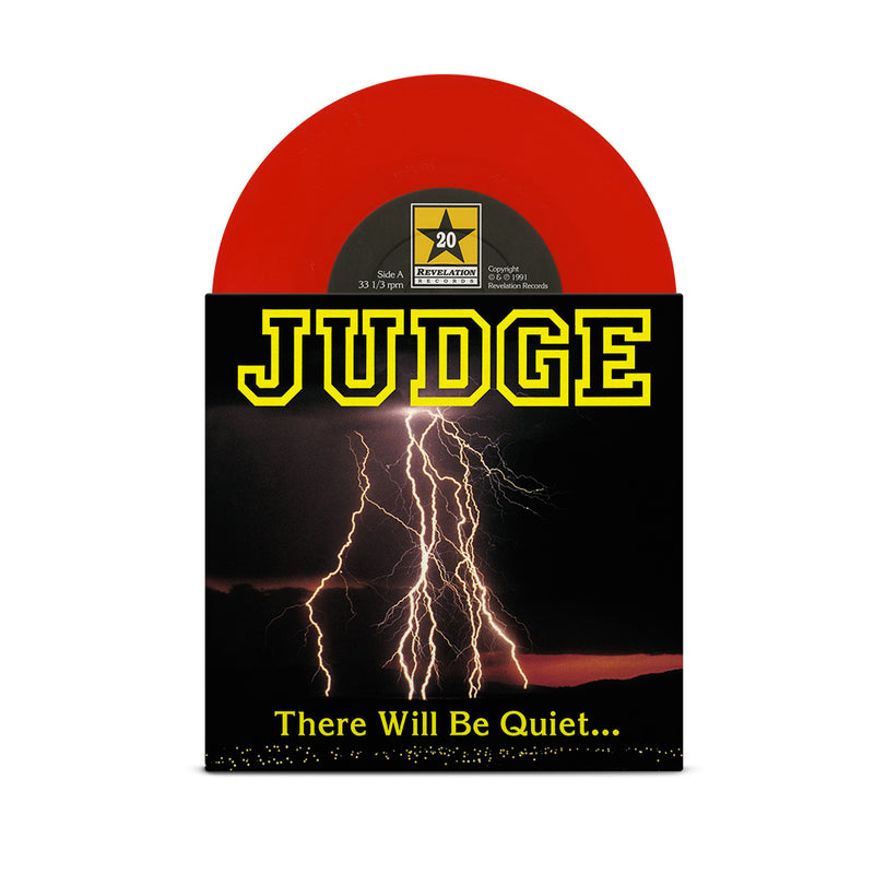 Judge "There Will Be Quiet" 7" (RED Vinyl)
