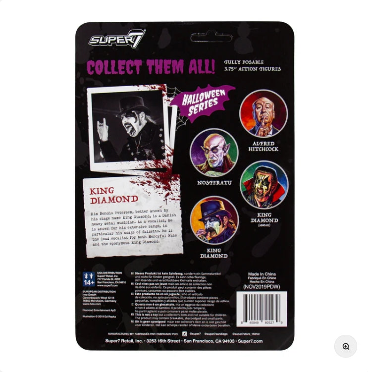 King Diamond ReAction Figure - "Top Hat"