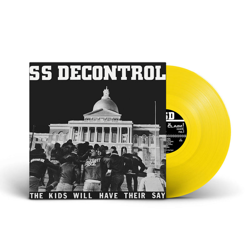 SSD "The Kids Will Have Their Say" LP (YELLOW Vinyl)