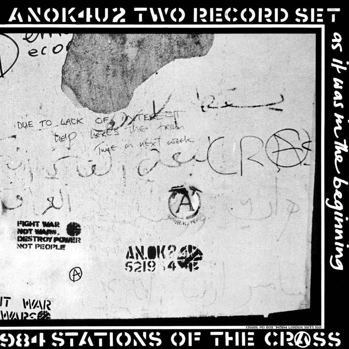Crass "Stations Of The Crass" 2XLP (Import)