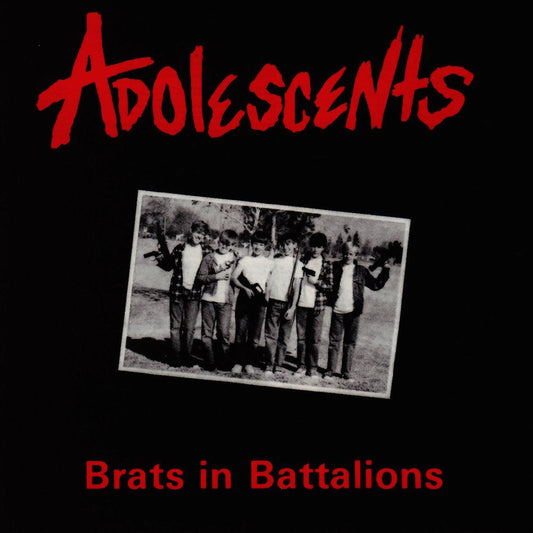 Adolescents "Brats In Battalions" LP (WHITE Vinyl)