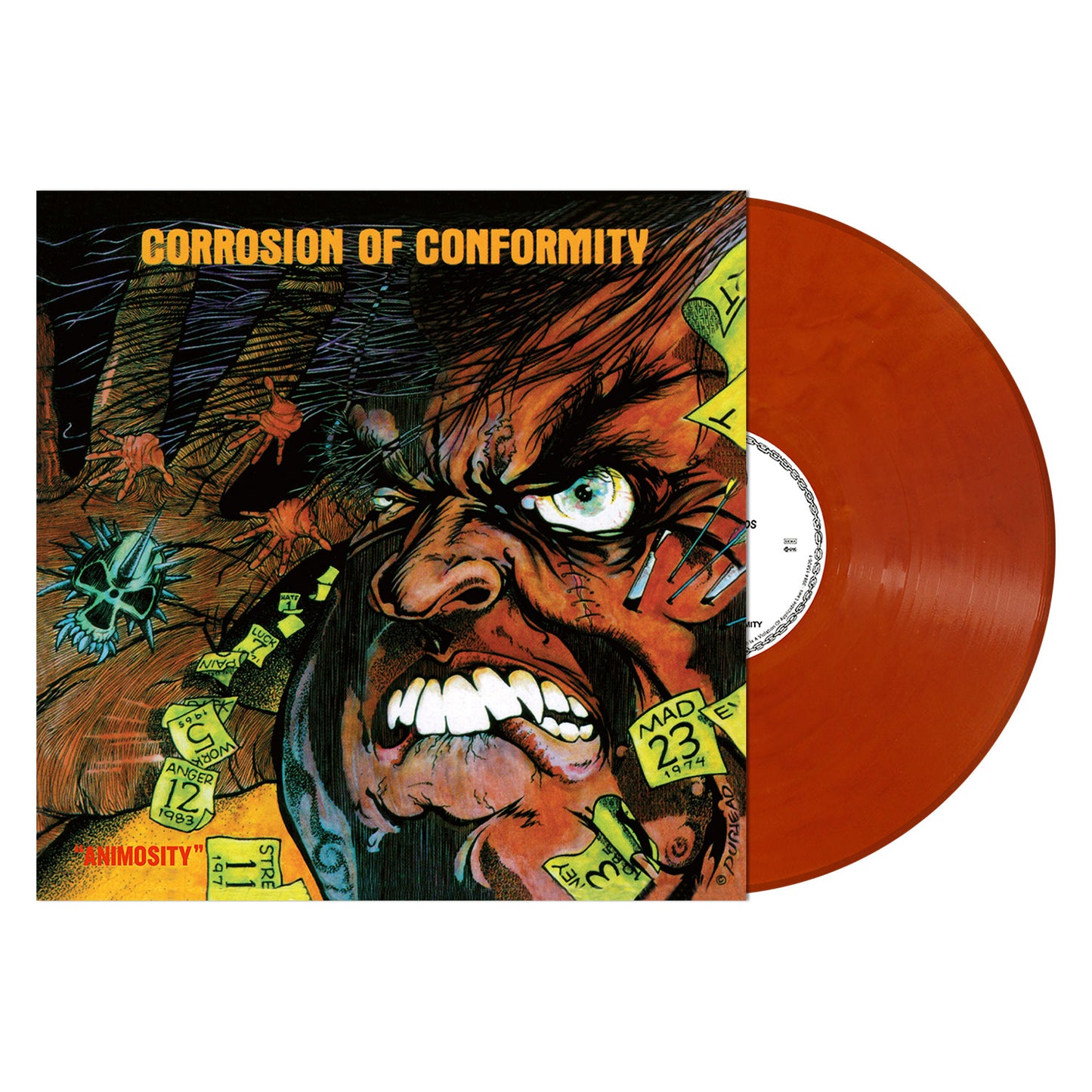 Corrosion Of Conformity "Animosity" LP (ORANGE/BROWN Vinyl)