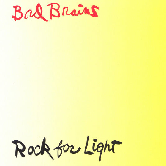 Bad Brains "Rock For Light" LP (YELLOW Vinyl)