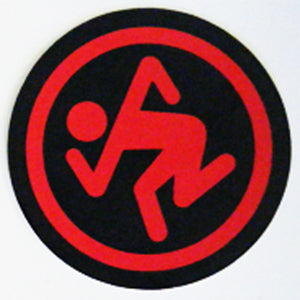 D.R.I. "Skanker Circle" Sticker (RED)