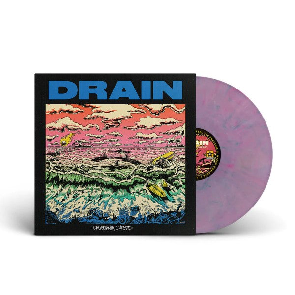 Drain "California Cursed" LP (PINK/GREEN Vinyl)