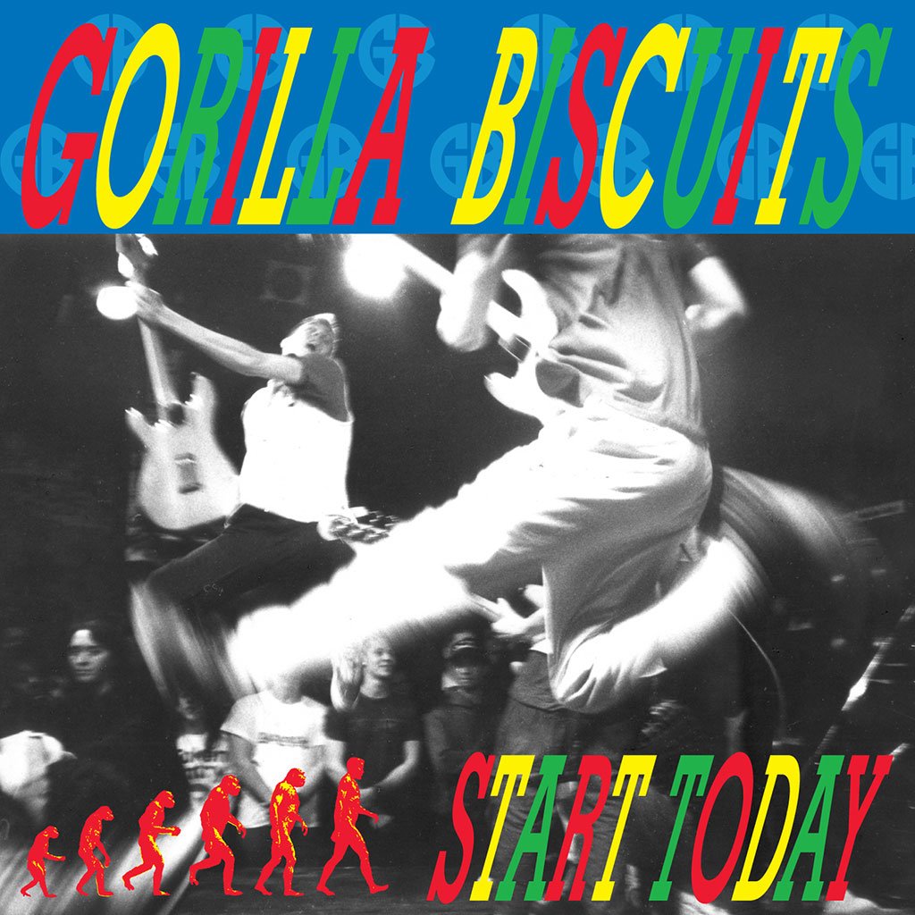 Gorilla Biscuits "Start Today" LP (BLUE Vinyl)