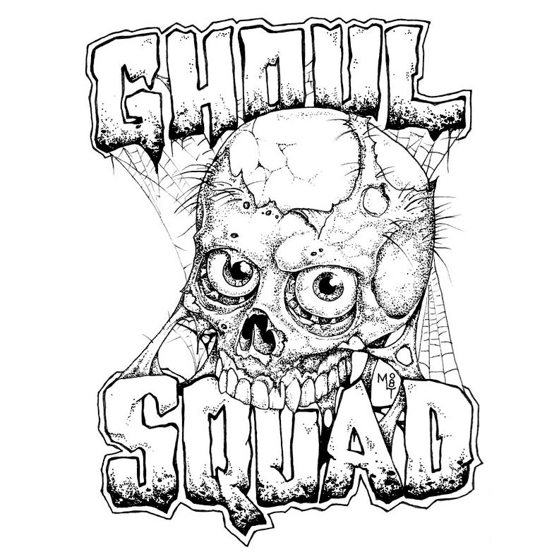 Ghoul Squad "Necrodoll" LP (CLEAR Vinyl)