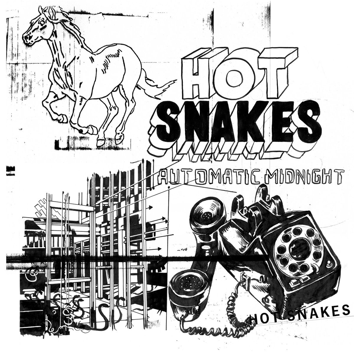 Hot Snakes "Automatic Midnight" Cassette