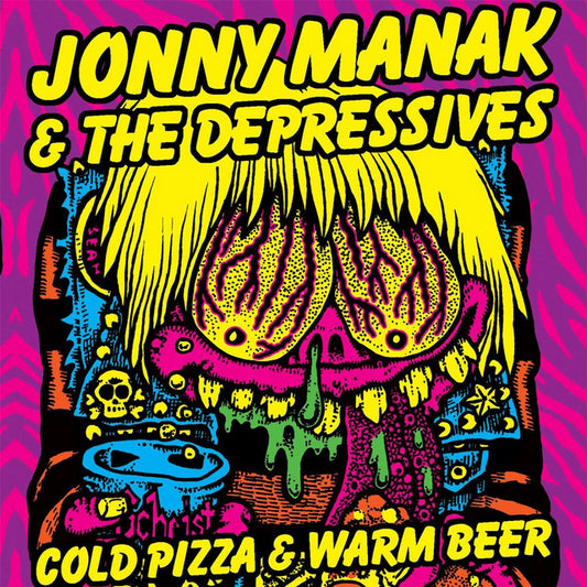 Jonny Manak & The Depressives "Cold Pizza And Warm Beer" LP (COLOR Vinyl)