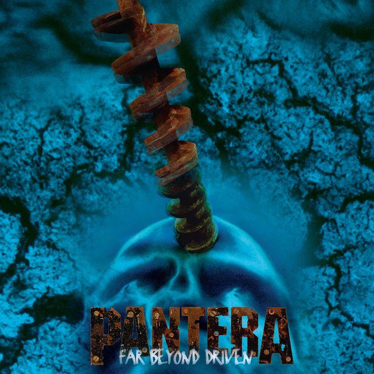 Pantera "Far Beyond Driven" LP (WHITE & BLUE MARBLED Vinyl)