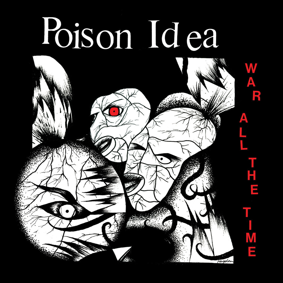 Poison Idea "War All The Time" LP (RED Vinyl)