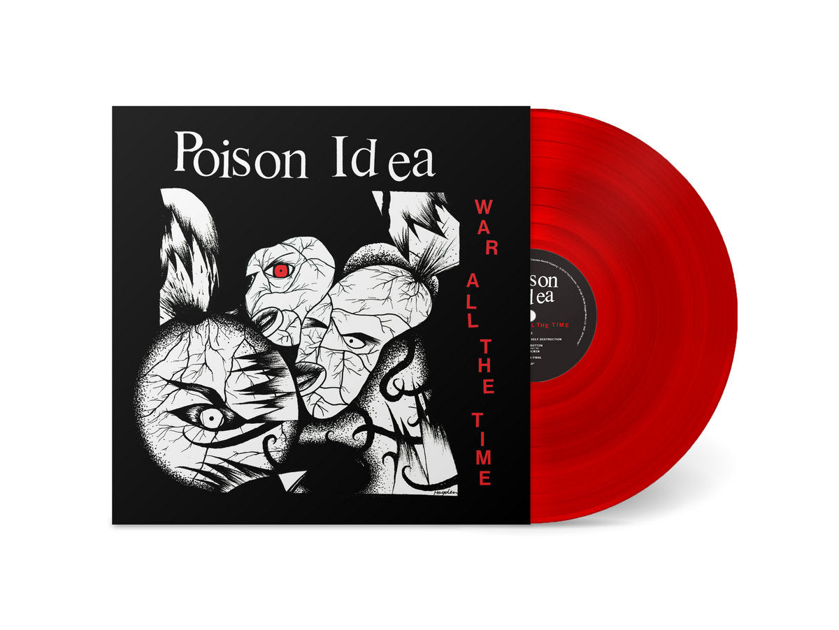 Poison Idea "War All The Time" LP (RED Vinyl)