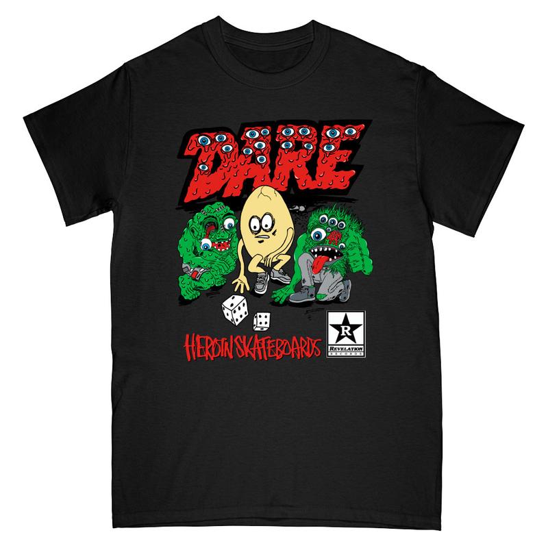Dare "Dare X Heroin Skateboards" T-Shirt