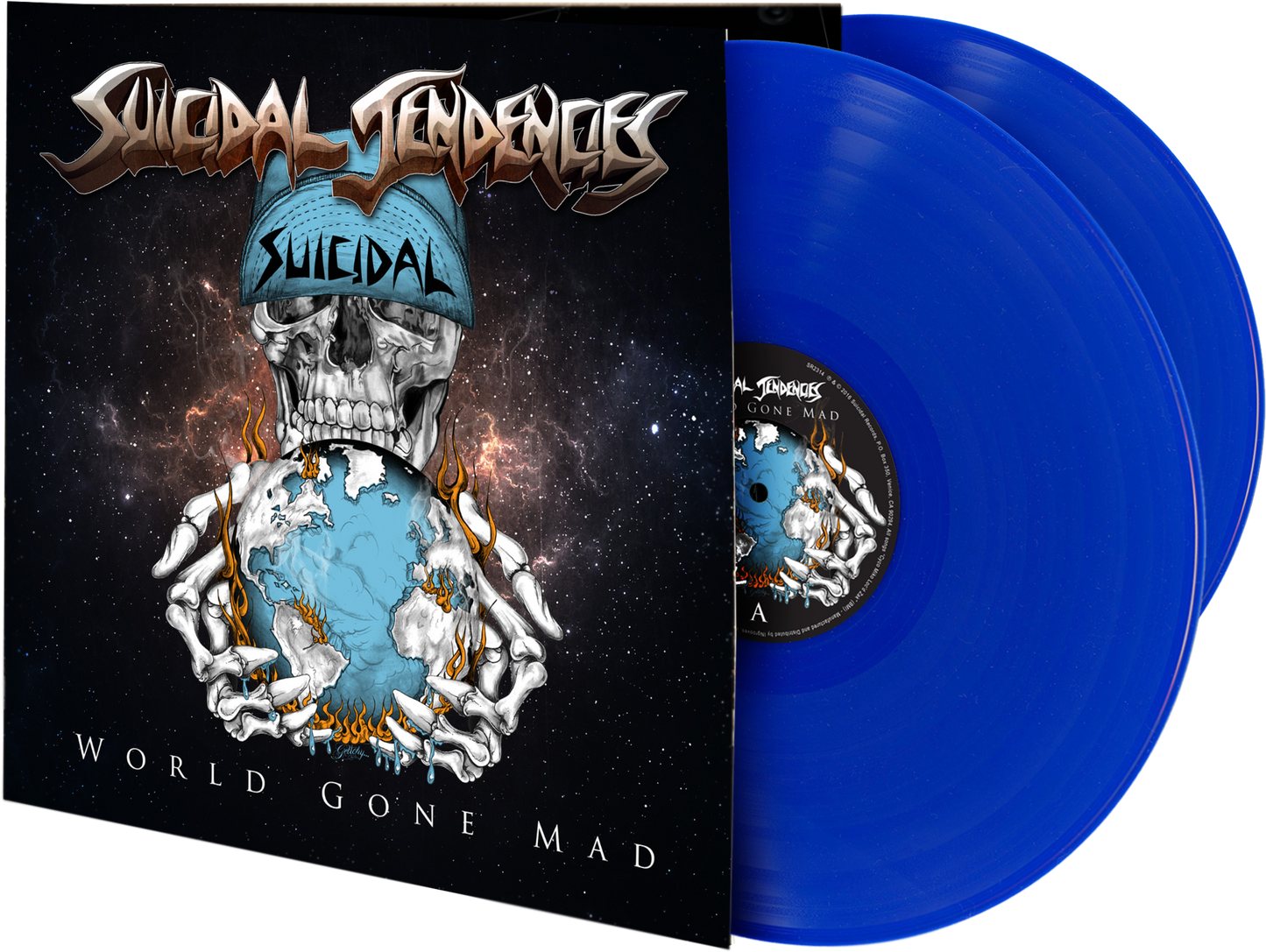 Suicidal Tendencies "World Gone Mad" 2XLP (BLUE Vinyl)