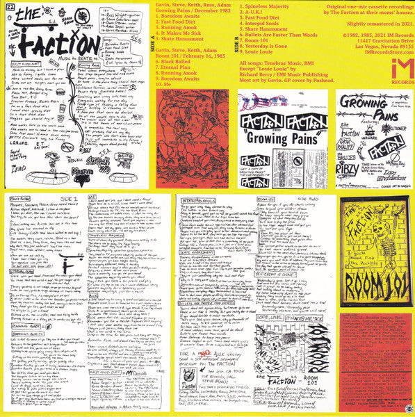 The Faction "Room 101 Demos" LP (COLOR Vinyl)
