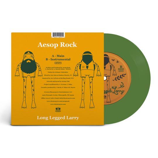 Aesop Rock "Long Legged Larry" 7" (GREEN Vinyl)