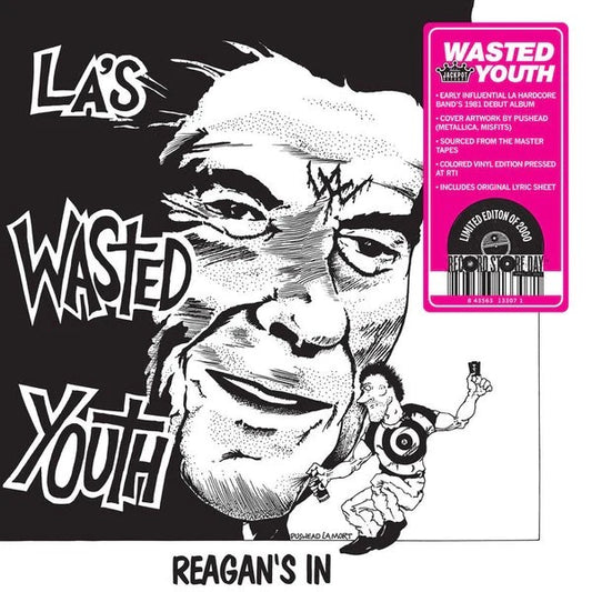 Wasted Youth "Reagan's In" LP (COLOR Vinyl)