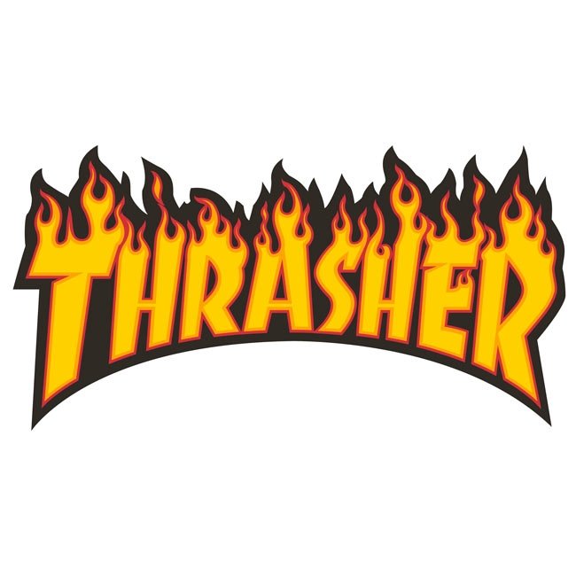 Thrasher "Flame" Sticker (Large)