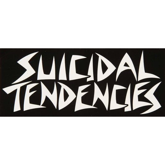 Suicidal Tendencies "Logo" Sticker (WHITE/BLK)